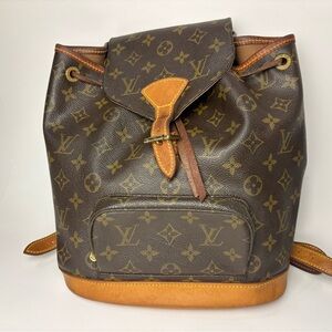Louis Vuitton Brown and Tan Monogram Backpack pm